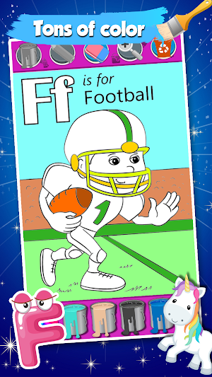 ABC Learn Colors Kids Coloring Games Screenshot 2