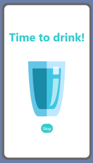 The Hydrator - Water Reminder Screenshot 1