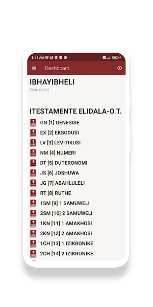 Zulu Bible Screenshot 0