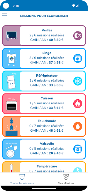 Suivi Cons'Ohm Screenshot 3