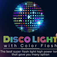 Disco Light Color Flashlight