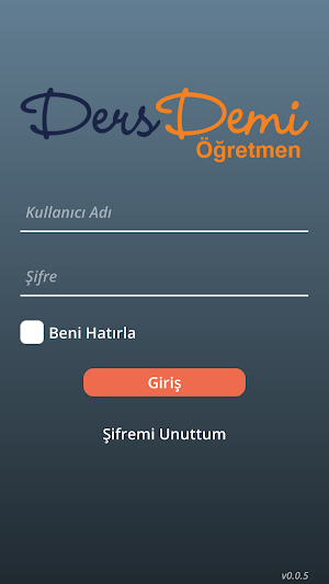 DersDemi Öğretmen Screenshot 0