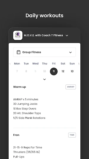 M.O.V.E. with Coach T Fitness Screenshot 3