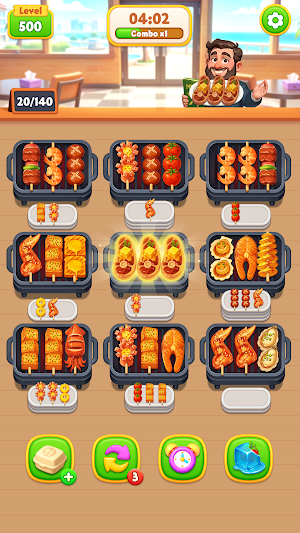Food Sorting: Grill Match Game Screenshot 2