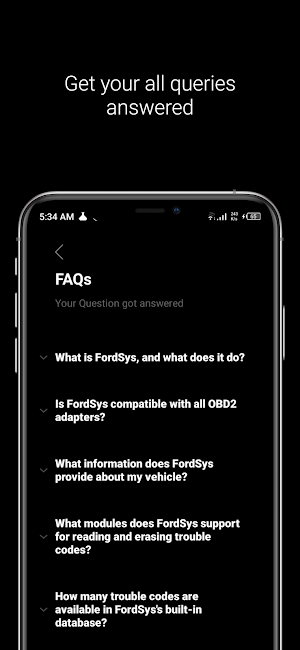 FordSys Scan Vehicle Screenshot 2