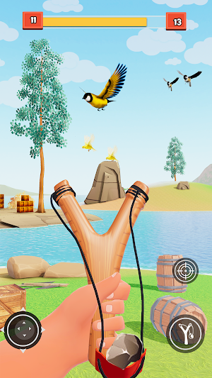 Bird Shooting: Slingshot Games Screenshot 1