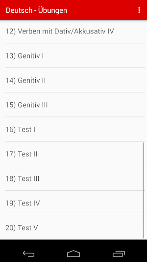 Learn German Dative Accusative Screenshot 1
