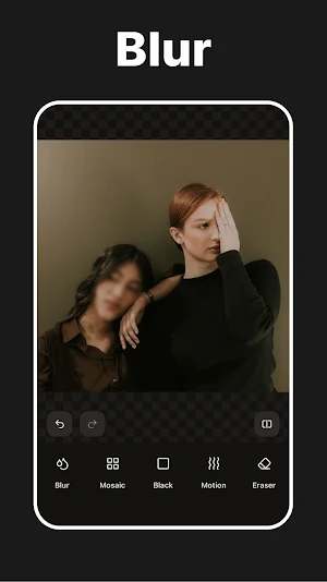 Clasif: blur photo & mosaic Screenshot 0