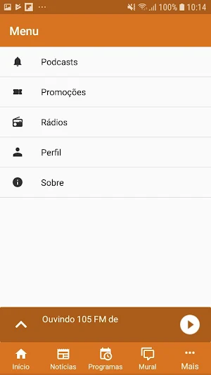 105 FM de Rondonópolis Screenshot 3