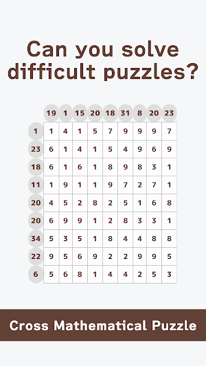 Cross Mathematical Puzzle Screenshot 2