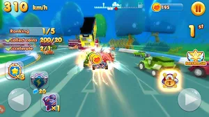 Happy Superman Ultimate Racers Screenshot 1