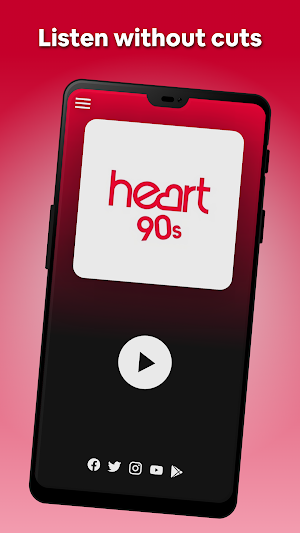 Heart 90s Radio Screenshot 0