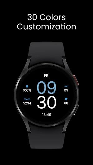 Essential Digital Watch Face Screenshot 1