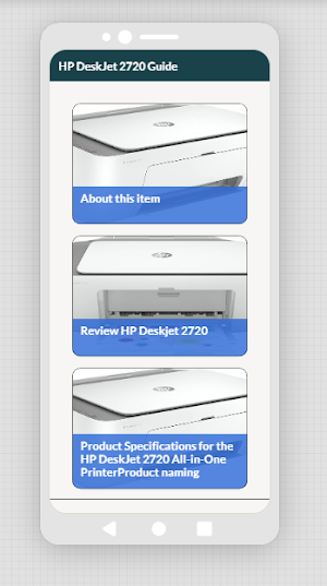 HP DeskJet 2720 App Guide Screenshot 1