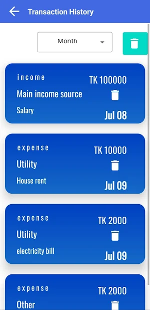 Money Manage: Track Expense Screenshot 1