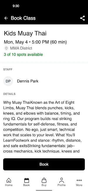 MMA District Screenshot 2