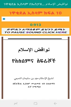 ነዋቂደል ኢስላም የእስልምና አፍራሾች በኡስታዝ አቡ አብደላህ ኢብን ኸይሩ Screenshot 1