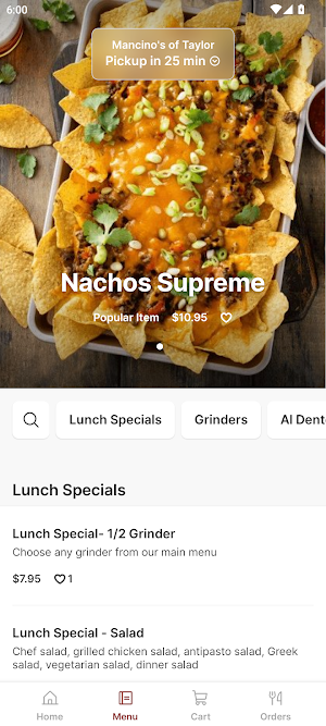 Mancino's of Taylor Screenshot 1