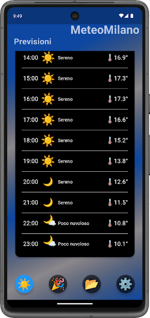Meteo Milano: previsioni Screenshot 3