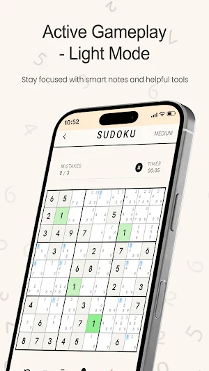 Sudoku Simple – Just Numbers Screenshot 1