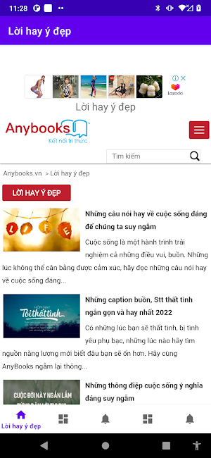 Lời hay ý đẹp-Status ý nghĩa Screenshot 0