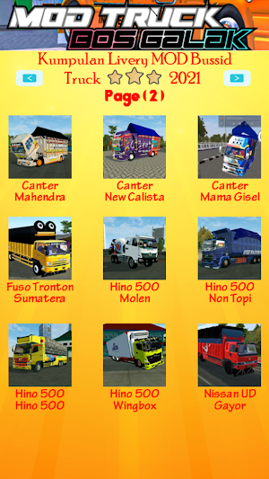 Kumpulan Mod Truck Bos Galak Screenshot 3