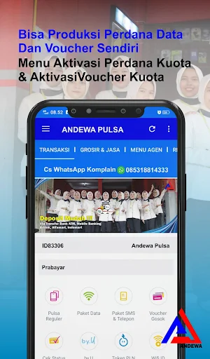 ANDEWA PULSA : Voucher & Pulsa Screenshot 2