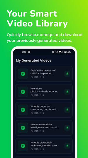 Vidmind Ai video generator Screenshot 2