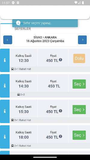 Yeni Sivas Turizm Screenshot 1