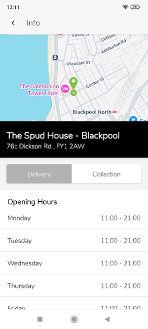 The Spud House - Blackpool Screenshot 1