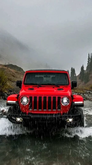 Red Jeep Wrangler Wallpapers Screenshot 3