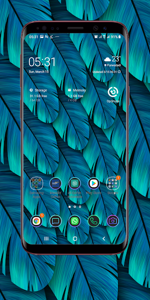 Feathers Wallpaper Screenshot 2