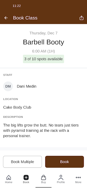 Cake Body Club Screenshot 2