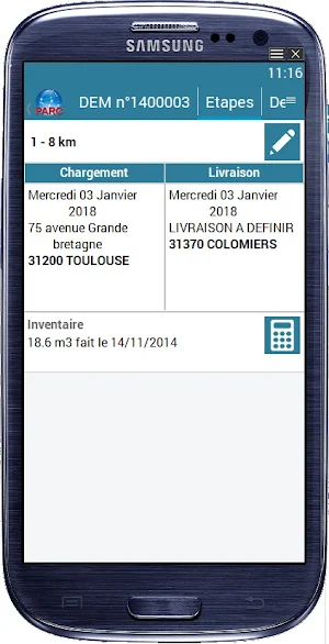 PARC Mobility Screenshot 2