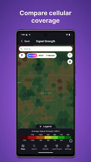 Coverage Map Screenshot 1
