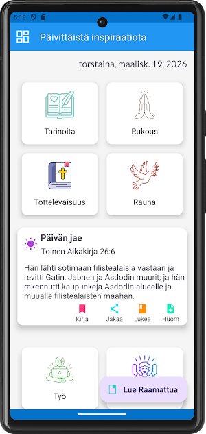 Finnish Bible offline Screenshot 3