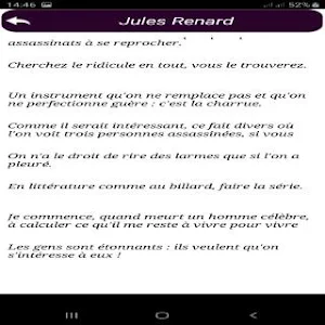 Citations de Jules Renard Screenshot 2