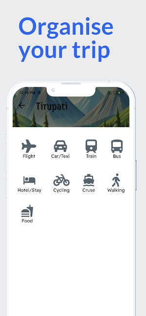 Easy Travel: Trip Planner App Screenshot 1