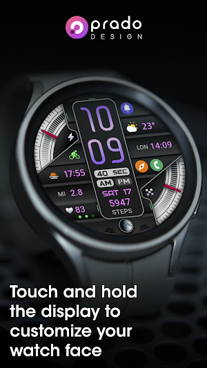 PRADO 60 Digital Watch Face Screenshot 2
