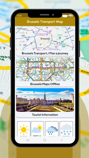Brussels Metro Map 2025 Screenshot 0