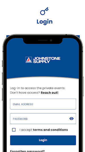 Johnstone's mobile event guide Screenshot 0