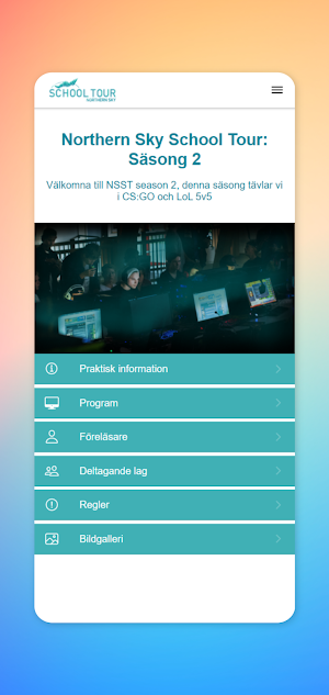 eWebs event Screenshot 1