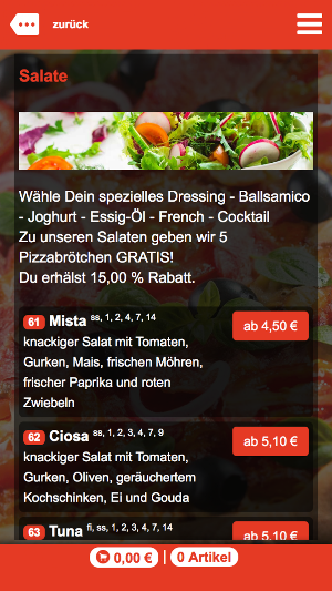 Pizza Mann Düsseldorf Screenshot 1