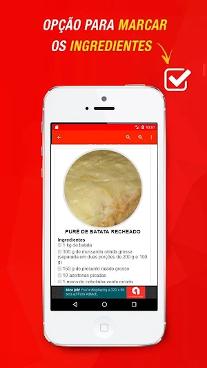Receitas de Purê de Batata Screenshot 1