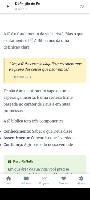 Fundamentos da Fé Screenshot 2