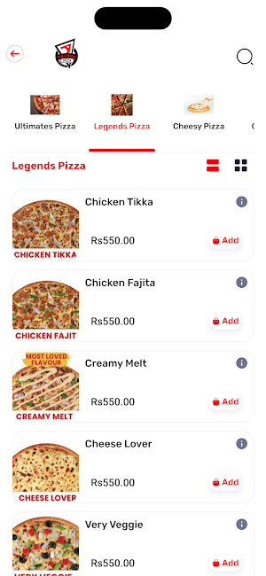 The Crust Pizza Screenshot 1