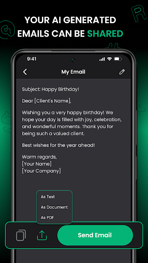 AI Email Assistant & Writer Screenshot 3