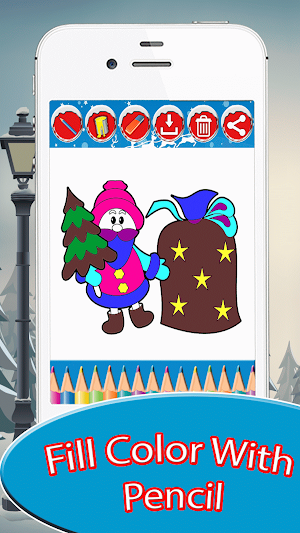 Christmas Coloring- kids&adult Screenshot 2