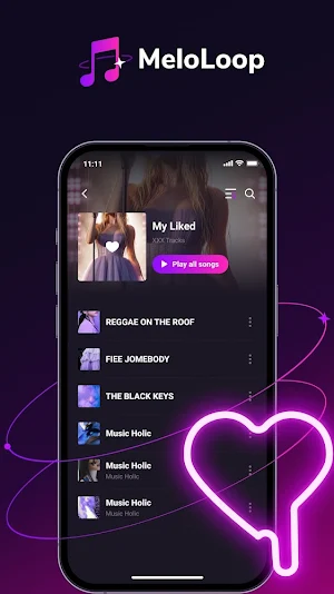 MeloLoop: Offline Music Player Screenshot 2