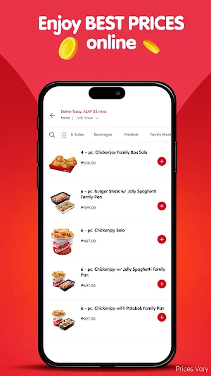 Jollibee: Food Delivery App Screenshot 2